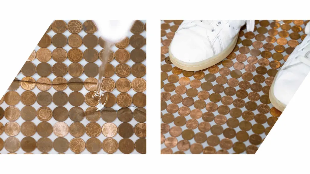 Penny floor Epoxy Resin EPODEX Floor Coating Penny floor Epoxy Resin EPODEX Floor Coating