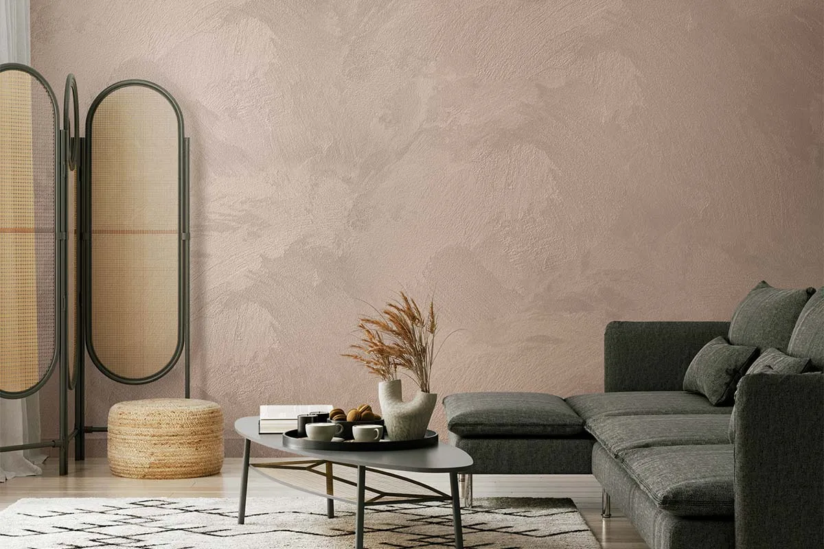 Microcement Floors wall cappuccino