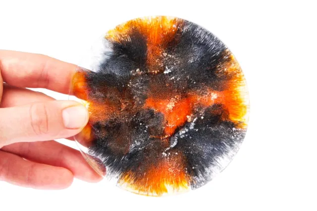 CANELIAN ORANGE Alcohol ink Epoxy Resin orange