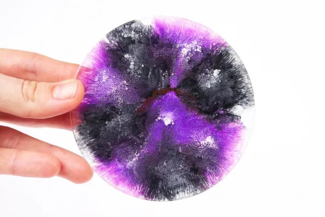 INDIGO VIOLET Alcohol ink Epoxy Resin violet