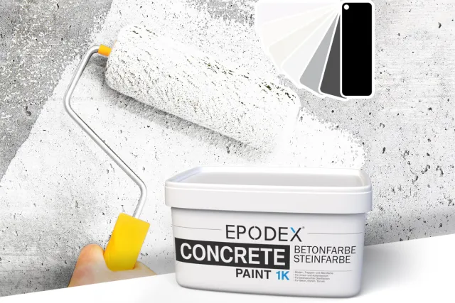 Concrete Paint varnish white