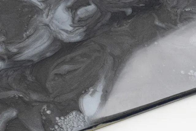 ?SATIN GREY & PEARL WHITE- Pourable Resin Floor Epoxy Resin satin grey pearl