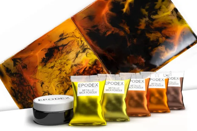 Lace effect Epoxy Resin set