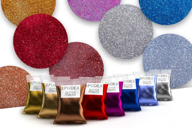 metallic Epoxy Resin glitter powder set
