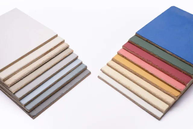 Microcement Floors sample plates colour selection
