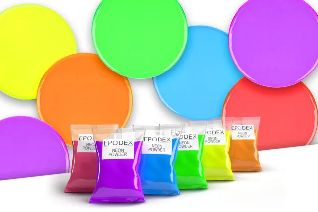 Neon powder Epoxy Resin set