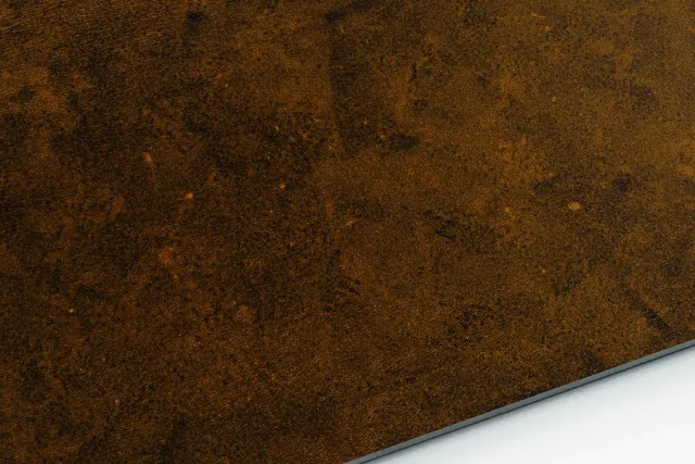 Metallic Brush Effect - FLAME COPPER Polyurethane brush effect Paint flame