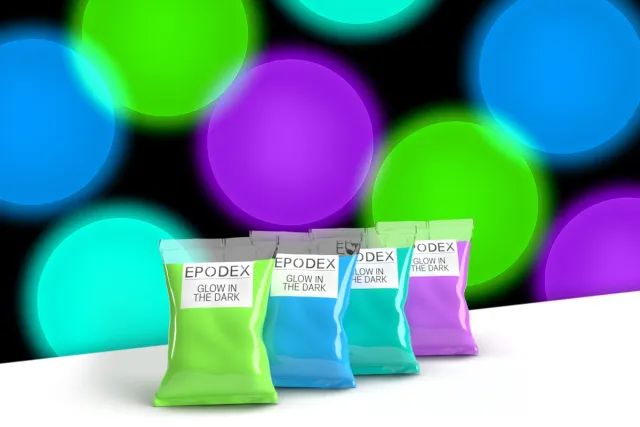 Powder Epoxy Resin glow dark set
