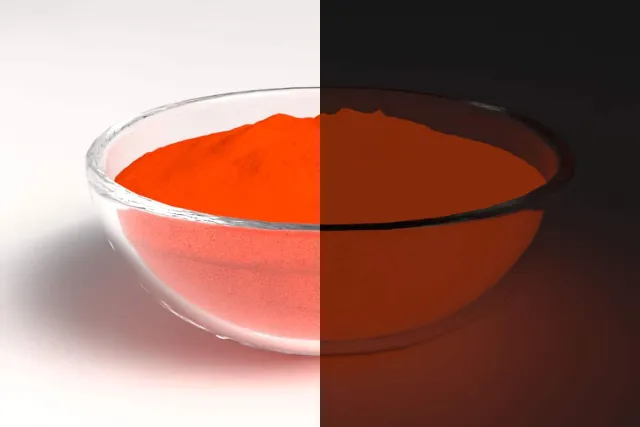 RED - GLOW IN THE DARK Glow in the dark red