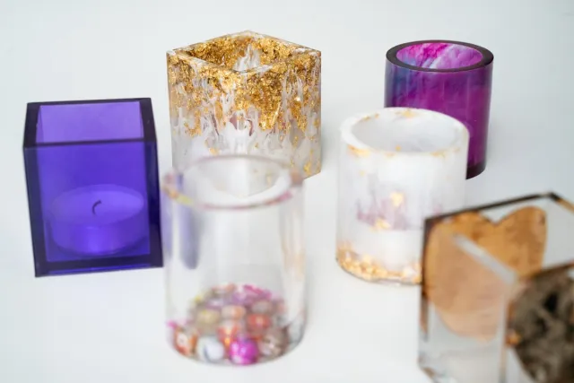 candle holder Resin to pour candle holder Resin to pour