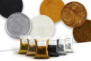 metallic glamour Epoxy Resin mica set